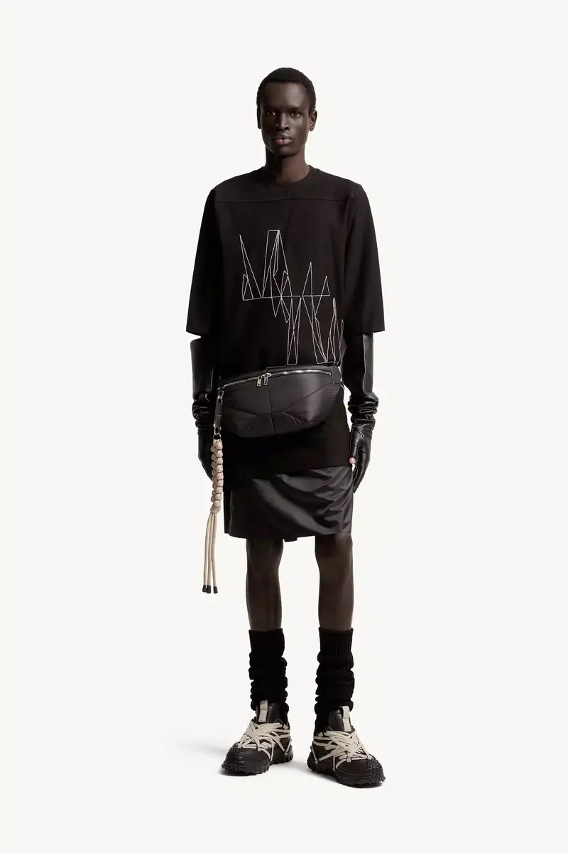 Moncler + Rick Owens Jumbo Cotton T-shirt | Thumbnail 3