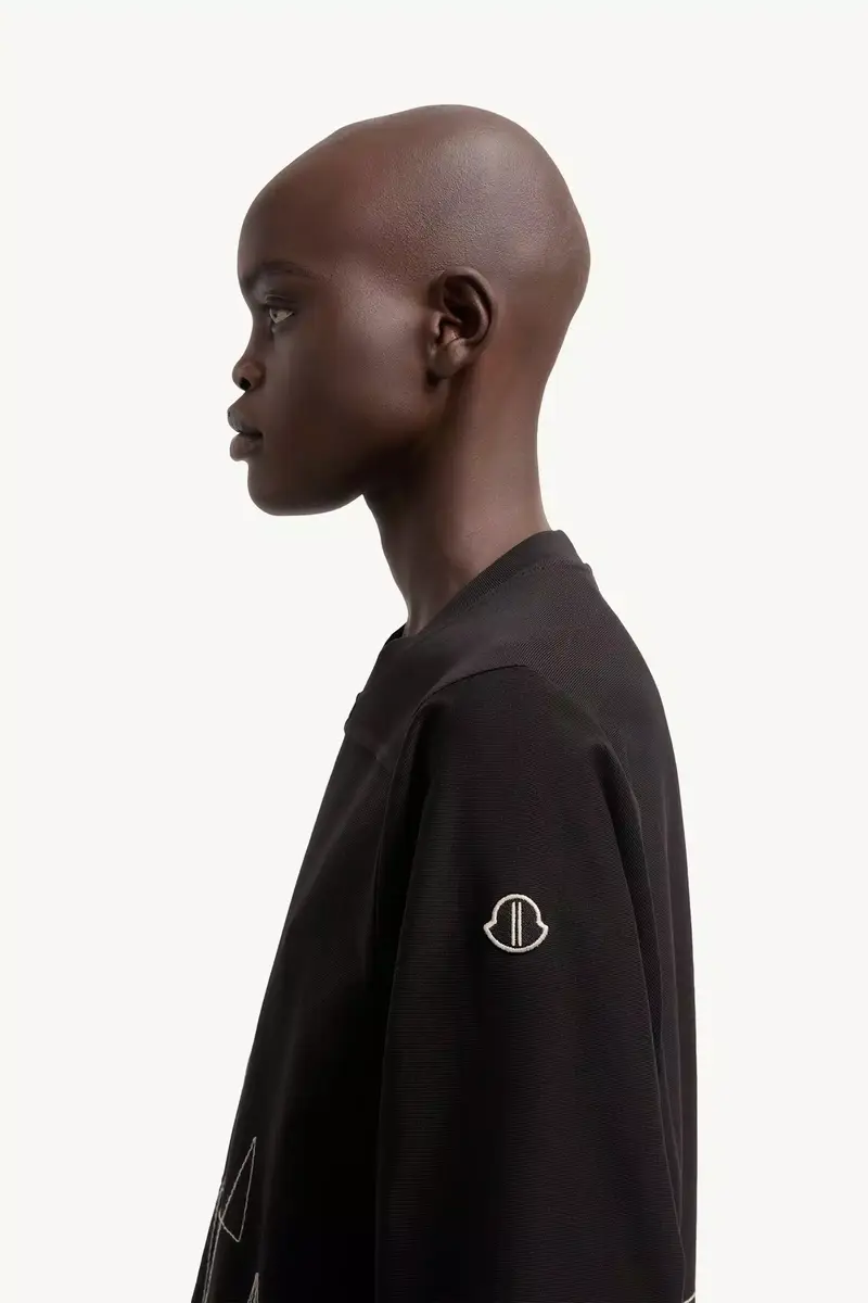 Moncler + Rick Owens Jumbo Cotton T-shirt | Thumbnail 6