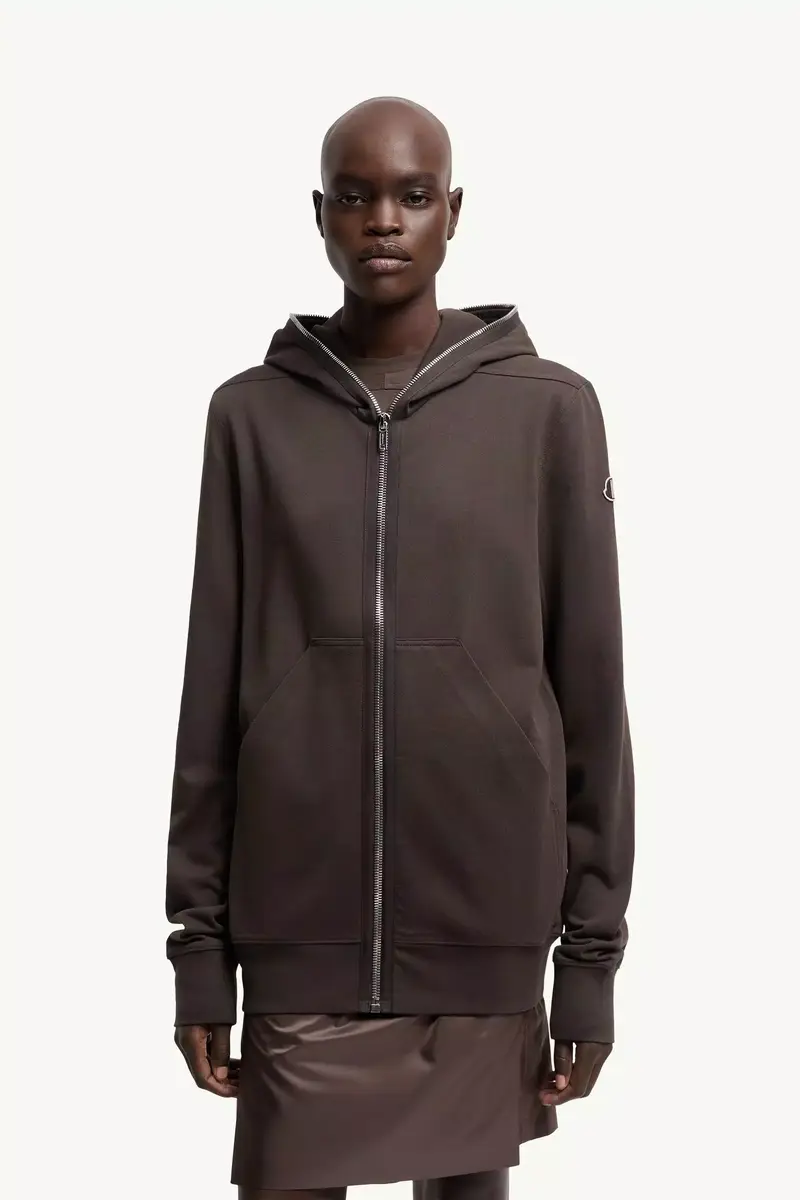 Moncler + Rick Owens Cotton Ziplock Hoodie | Thumbnail 7 Moncler + Rick Owens Cotton Ziplock Hoodie | Thumbnail 7