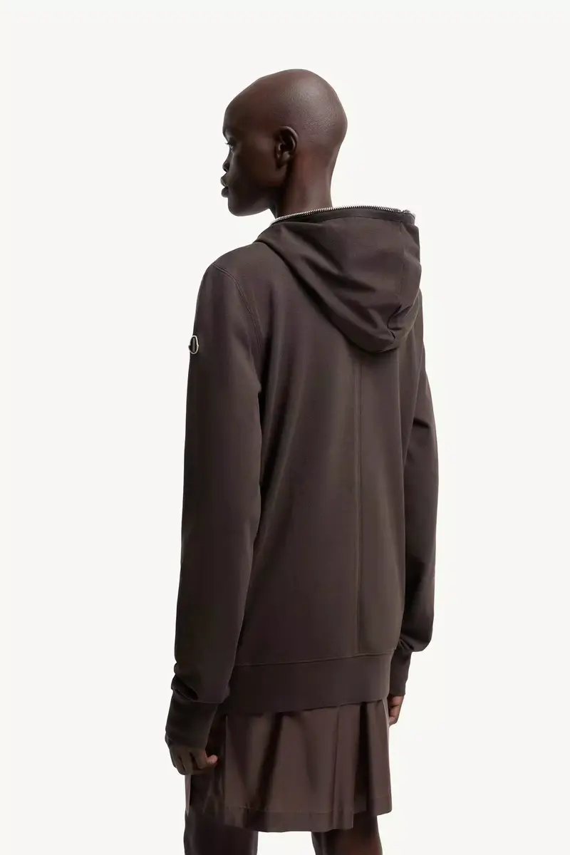 Moncler + Rick Owens Cotton Ziplock Hoodie | Thumbnail 8 Moncler + Rick Owens Cotton Ziplock Hoodie | Thumbnail 8