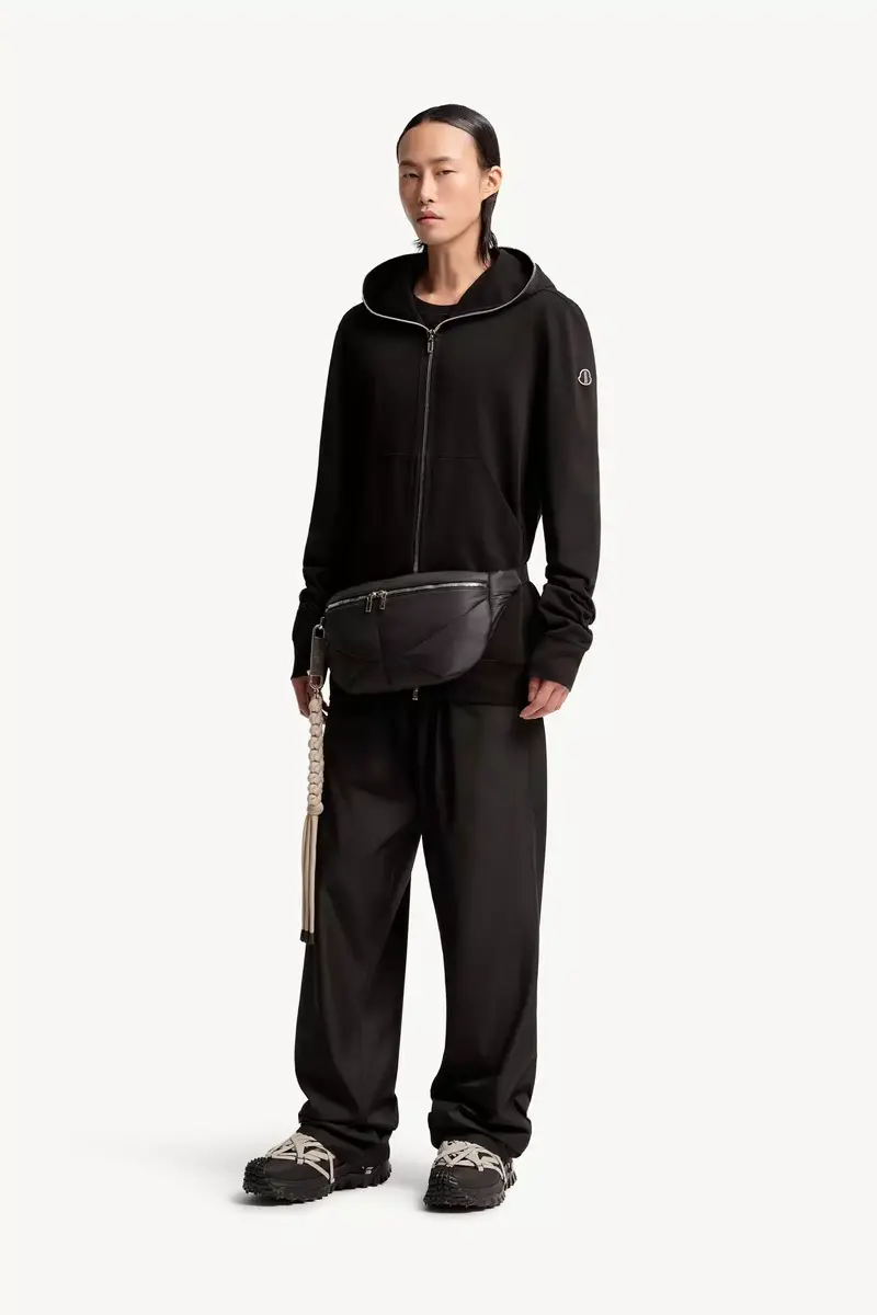 Moncler + Rick Owens Cotton Ziplock Hoodie | Thumbnail 3 Moncler + Rick Owens Cotton Ziplock Hoodie | Thumbnail 3