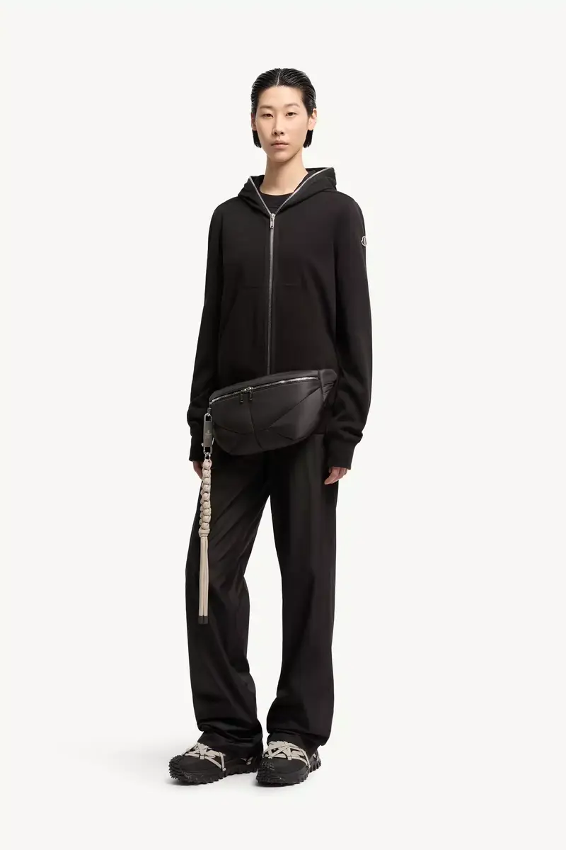 Moncler + Rick Owens Cotton Ziplock Hoodie | Thumbnail 4 Moncler + Rick Owens Cotton Ziplock Hoodie | Thumbnail 4