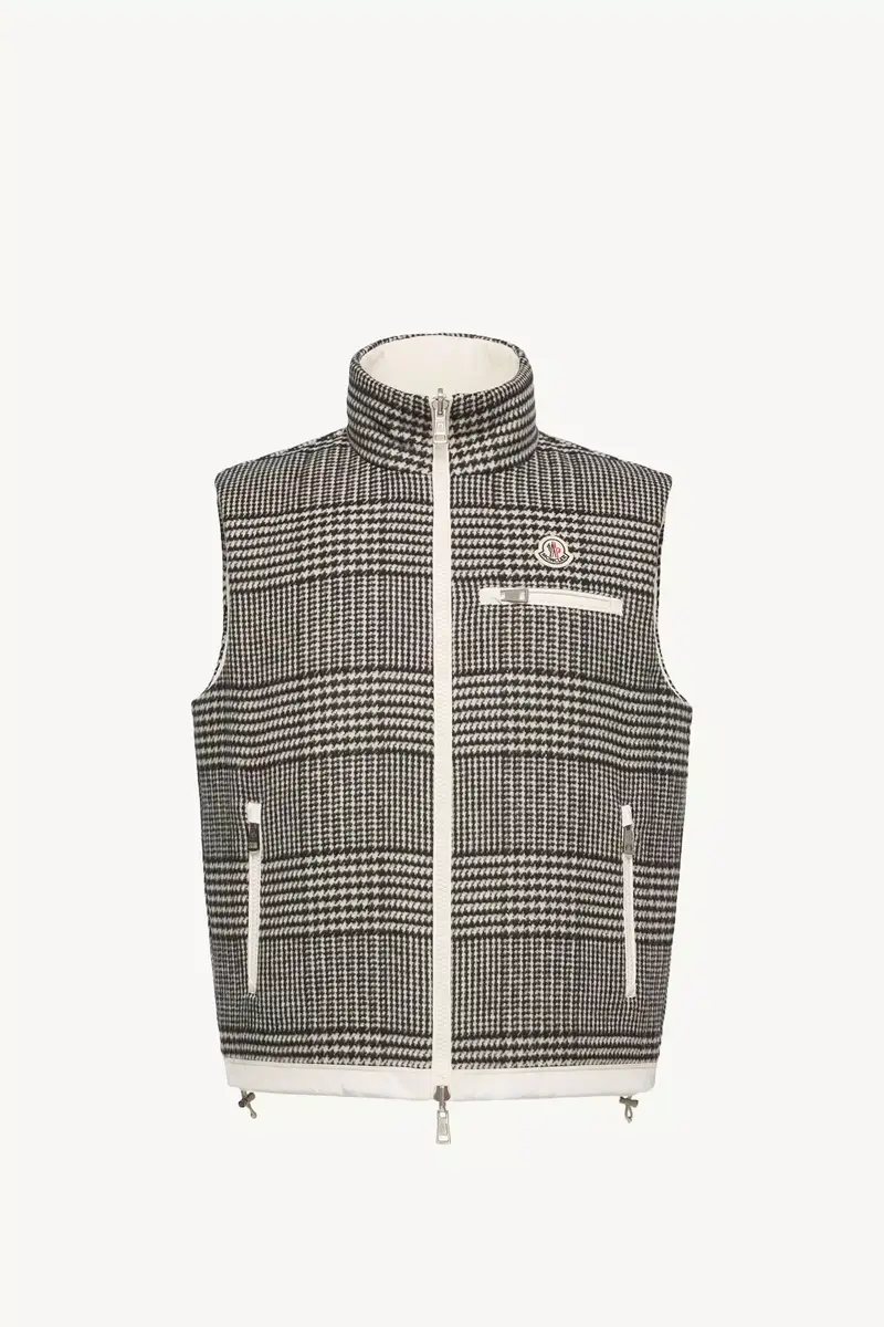 Moncler Gienah Reversible Wool Blend Down Vest | Thumbnail 2
