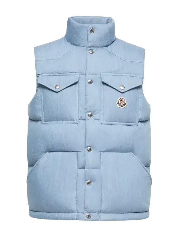 Ervional Denim Down Vest