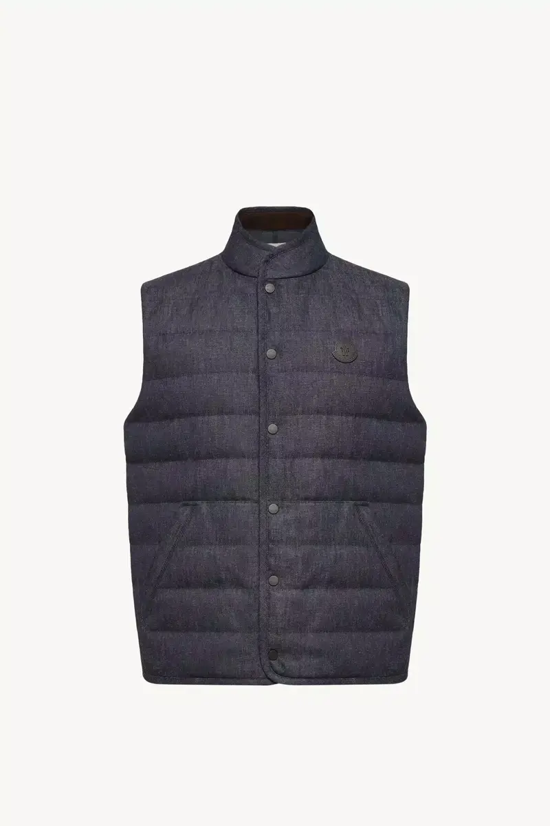 Moncler Liorane Denim Down Vest | Thumbnail 2