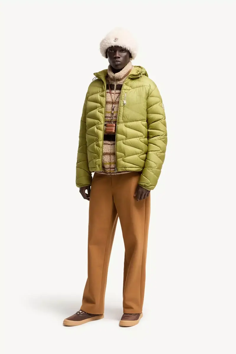 Moncler Tidone Hooded Wave Quilted Short Down Jacket | Thumbnail 3 Moncler Tidone Hooded Wave Quilted Short Down Jacket | Thumbnail 3
