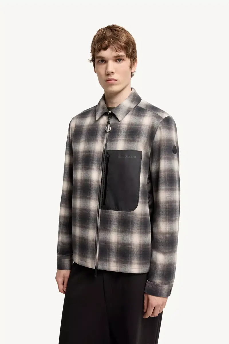 Moncler Cornisello Cotton Down Shirt Jacket | Thumbnail 5 Moncler Cornisello Cotton Down Shirt Jacket | Thumbnail 5