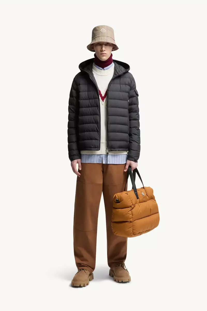 Moncler Galion Hooded Short Down Jacket | Thumbnail 3