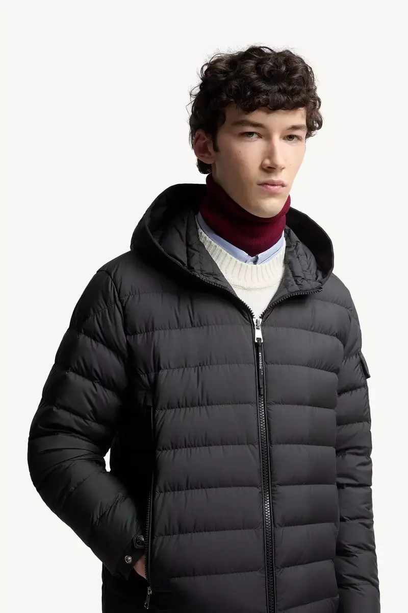 Moncler Galion Hooded Short Down Jacket | Thumbnail 7