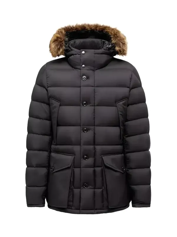 Clunye Hooded Mid-length Down Jacket Clunye Hooded Mid-length Down Jacket