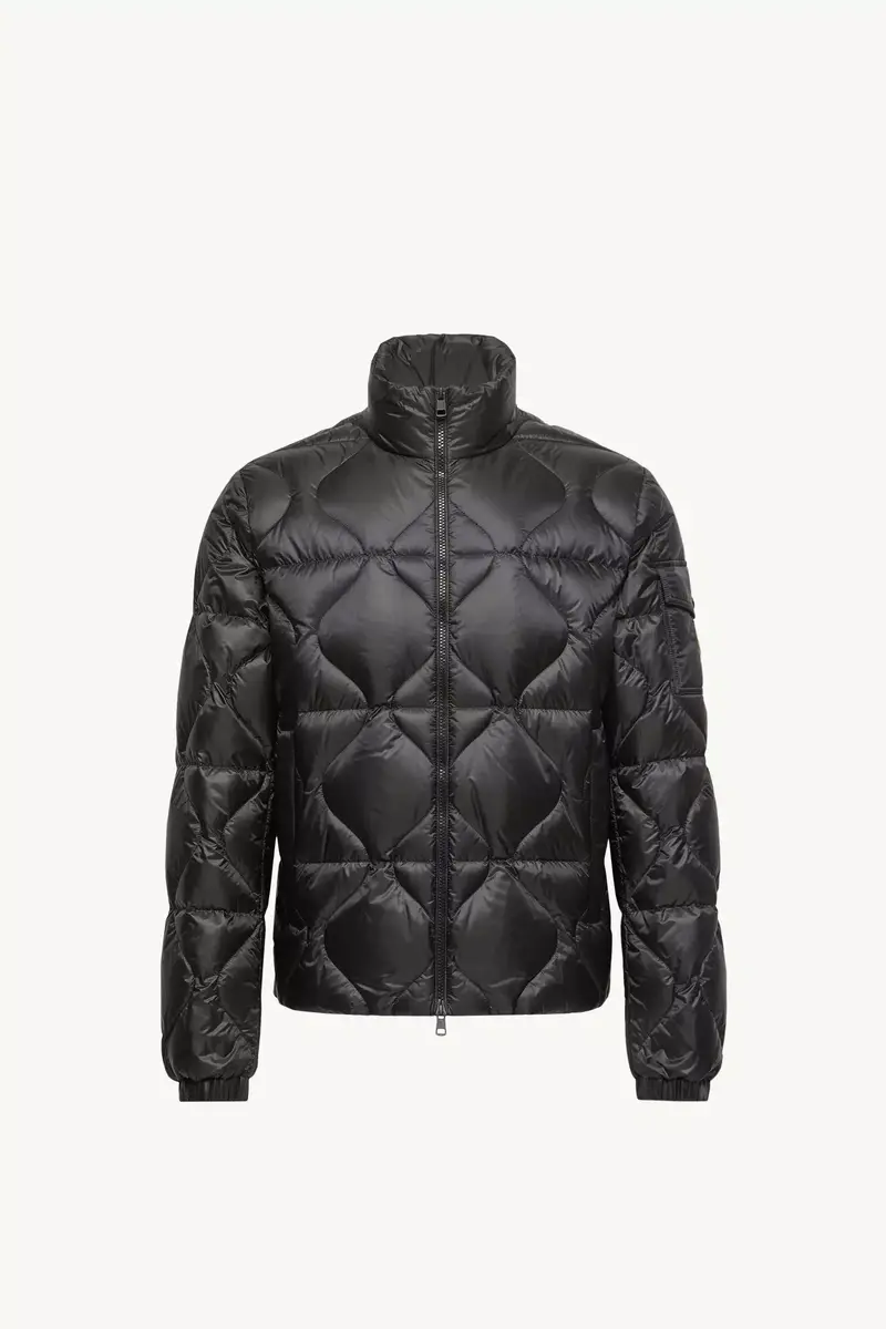 Moncler Asurel Geometric Quilted Short Down Jacket | Thumbnail 2 Moncler Asurel Geometric Quilted Short Down Jacket | Thumbnail 2