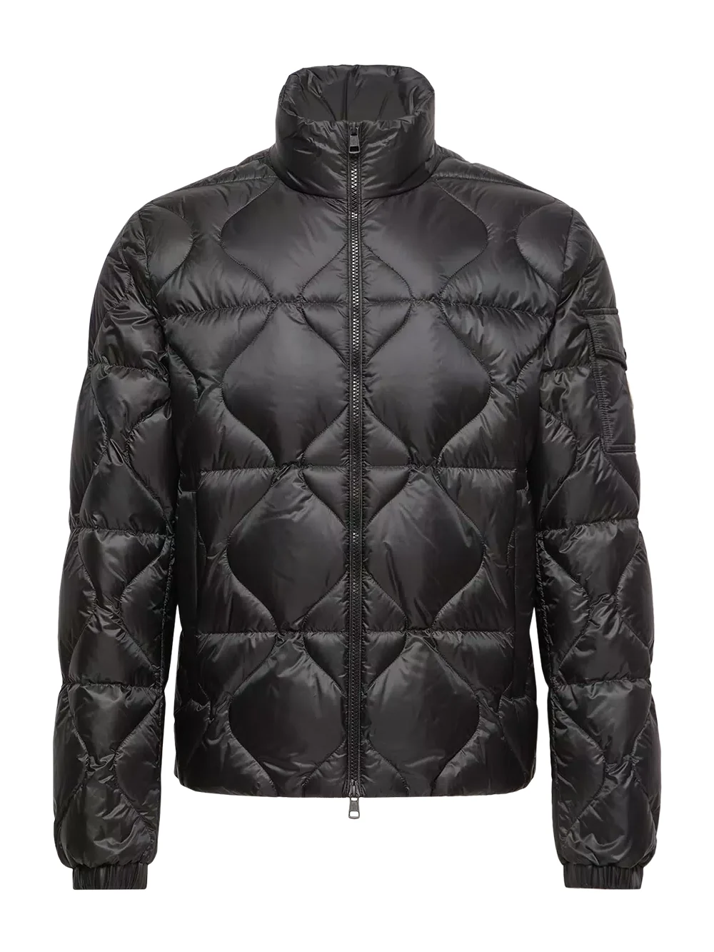 Moncler Asurel Geometric Quilted Short Down Jacket