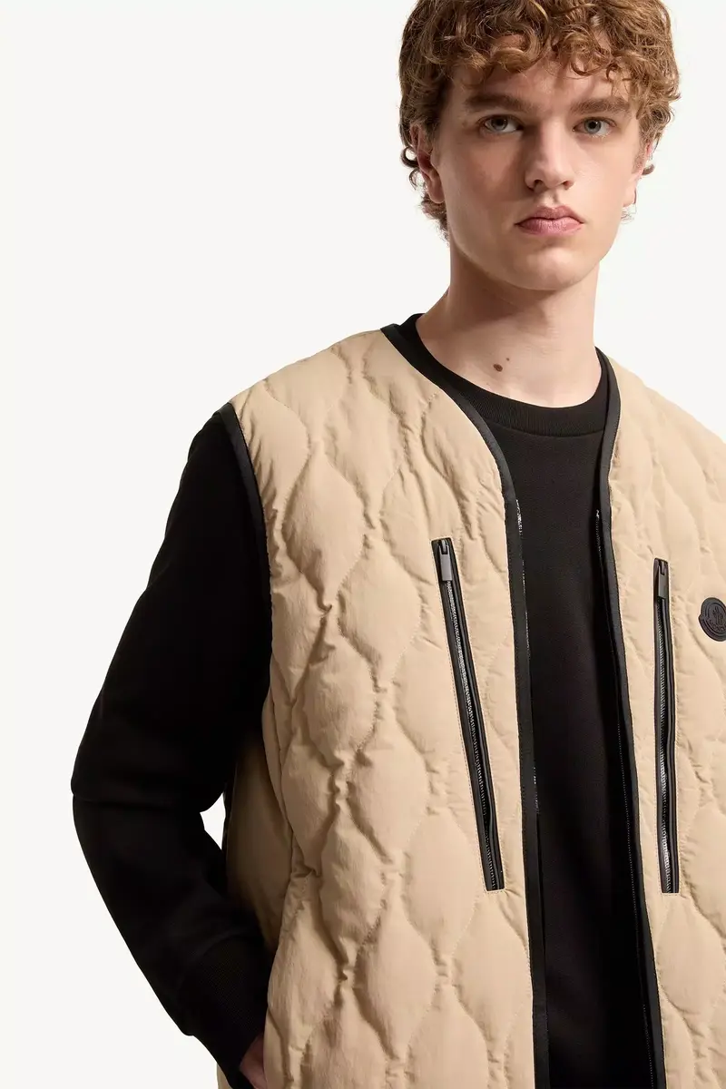 Moncler Arapot Froisse Technique Short Down Vest | Thumbnail 7
