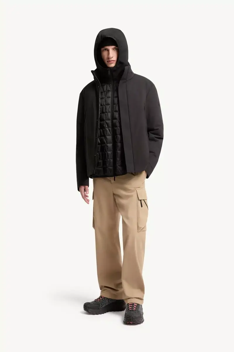 Moncler Caelros Hooded Short Down Jacket | Thumbnail 3 Moncler Caelros Hooded Short Down Jacket | Thumbnail 3