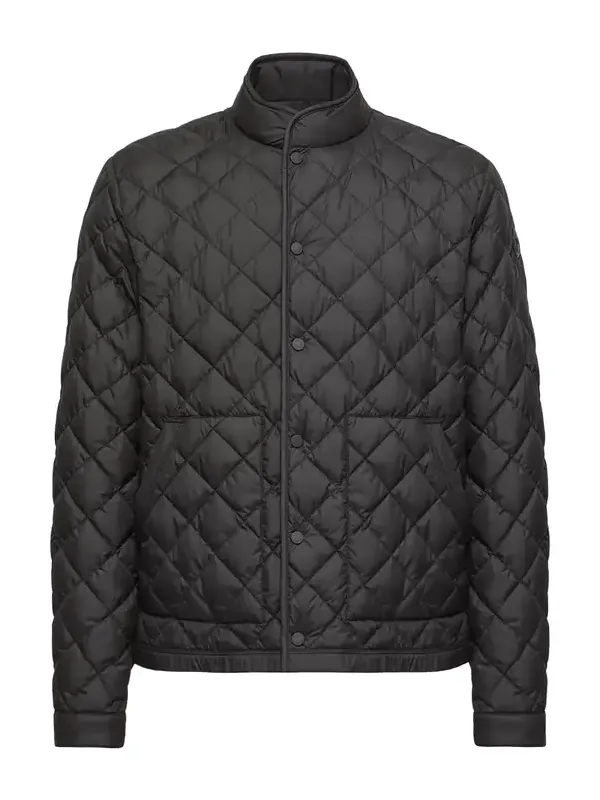 Oise Diamond Quilted Short Down Jacket