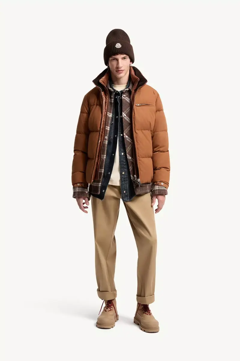 Moncler Isenviel Cotton Poplin Short Down Jacket | Thumbnail 3 Moncler Isenviel Cotton Poplin Short Down Jacket | Thumbnail 3