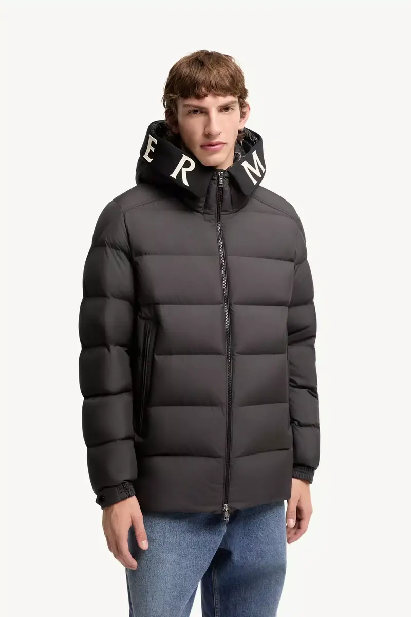 Moncler Orvelle Hooded Mid-length Down Jacket | Thumbnail 5