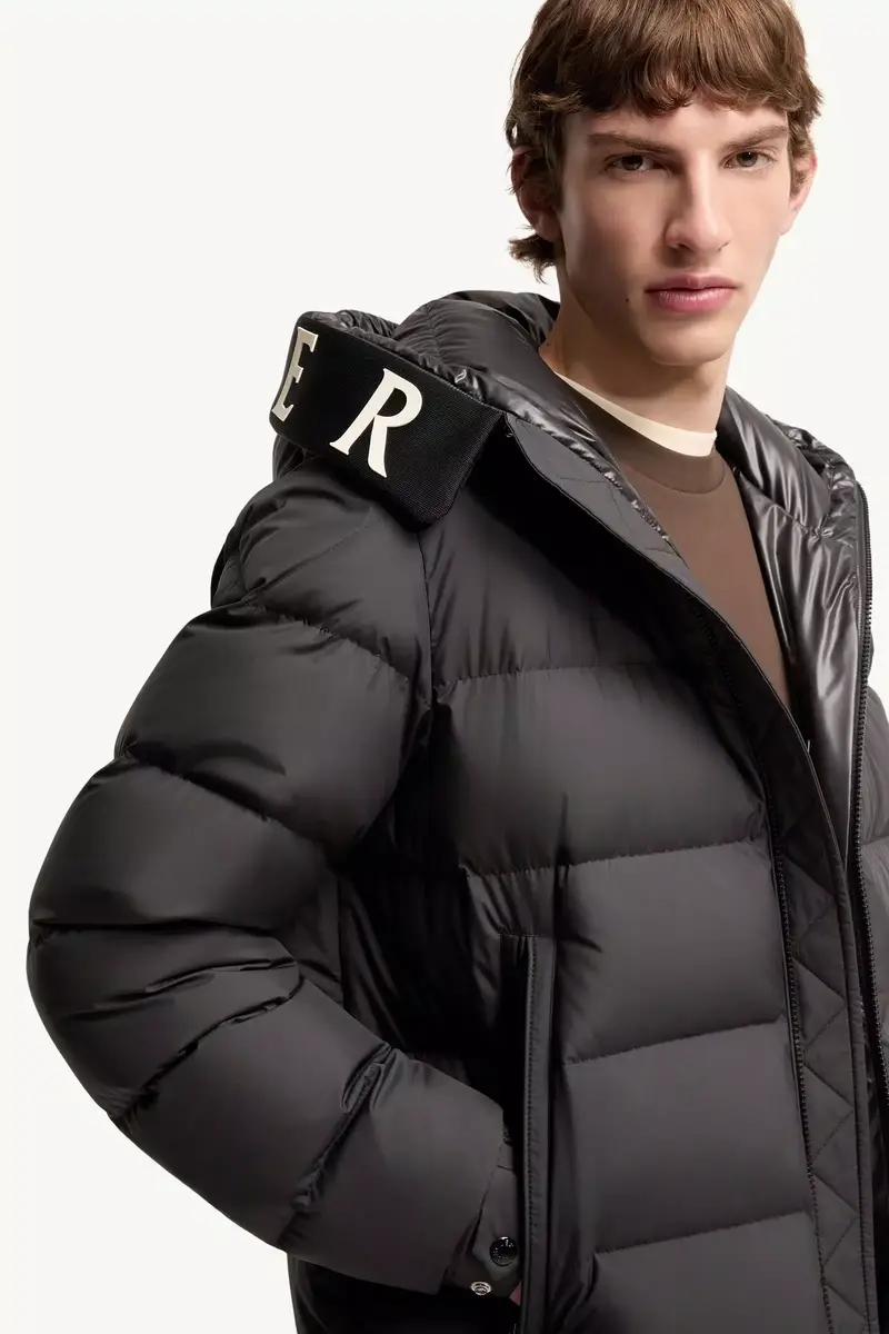 Moncler Orvelle Hooded Mid-length Down Jacket | Thumbnail 7