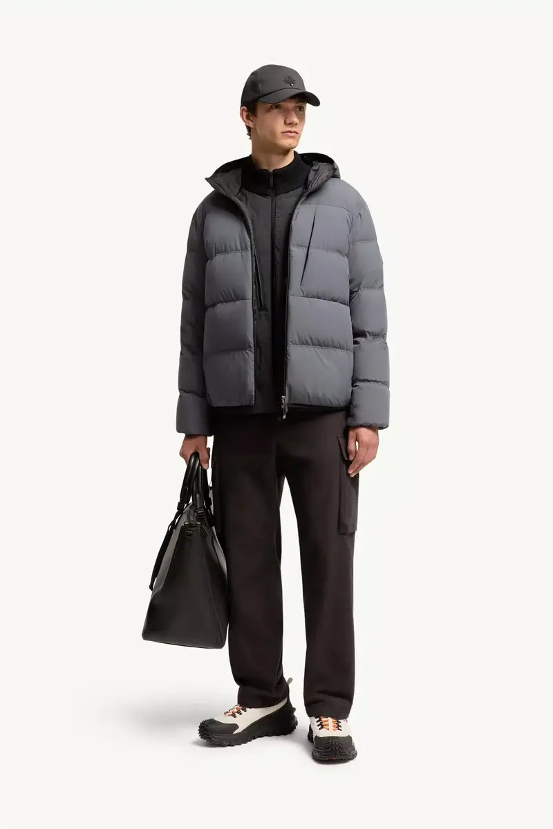 Moncler Poitevin Hooded Short Down Jacket | Thumbnail 3 Moncler Poitevin Hooded Short Down Jacket | Thumbnail 3