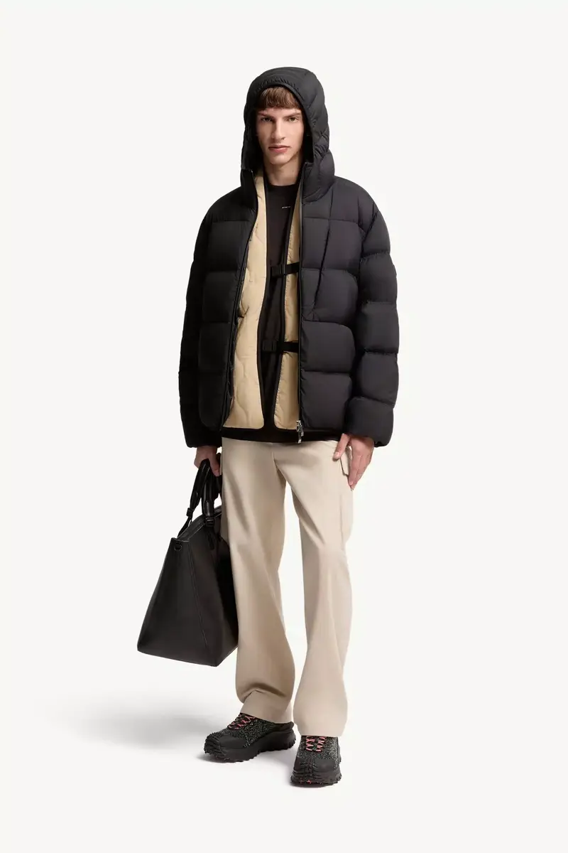 Moncler Poitevin Hooded Short Down Jacket | Thumbnail 3 Moncler Poitevin Hooded Short Down Jacket | Thumbnail 3