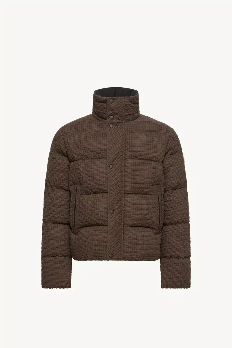 Moncler Oronte Cotton Flannel Short Down Jacket | Thumbnail 2 Moncler Oronte Cotton Flannel Short Down Jacket | Thumbnail 2