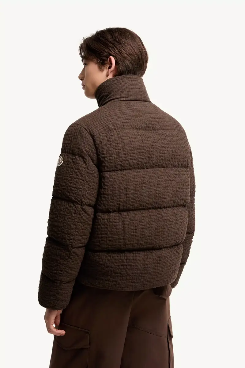 Moncler Oronte Cotton Flannel Short Down Jacket | Thumbnail 6 Moncler Oronte Cotton Flannel Short Down Jacket | Thumbnail 6