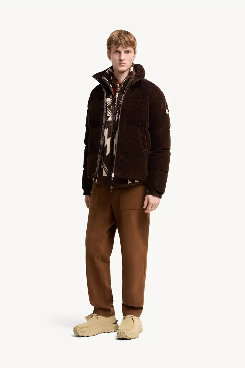 Moncler Esparron Corduroy Short Down Jacket | Thumbnail 3 Moncler Esparron Corduroy Short Down Jacket | Thumbnail 3