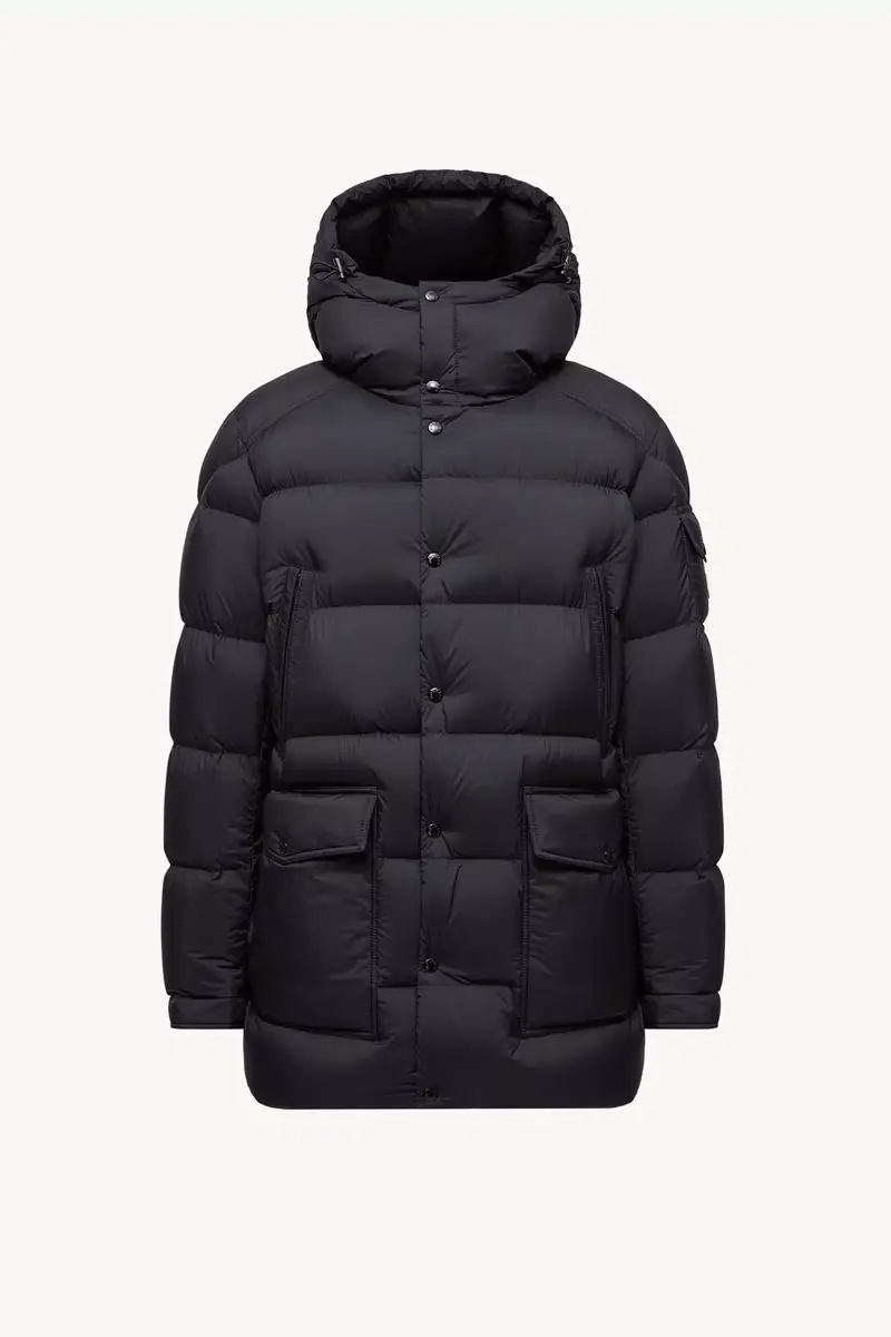 Moncler Bretagne Hooded Mid-length Down Jacket | Thumbnail 2