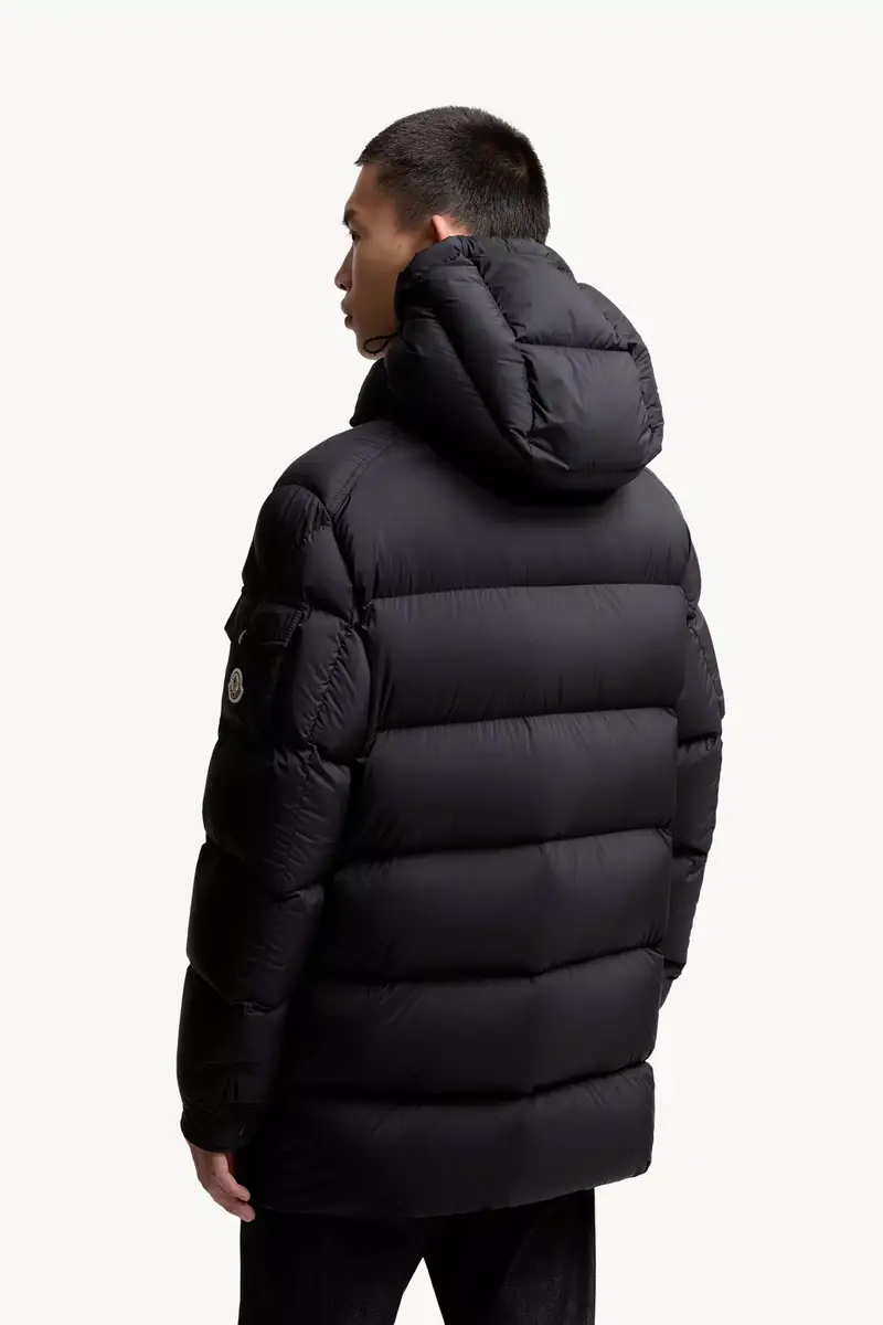 Moncler Bretagne Hooded Mid-length Down Jacket | Thumbnail 6
