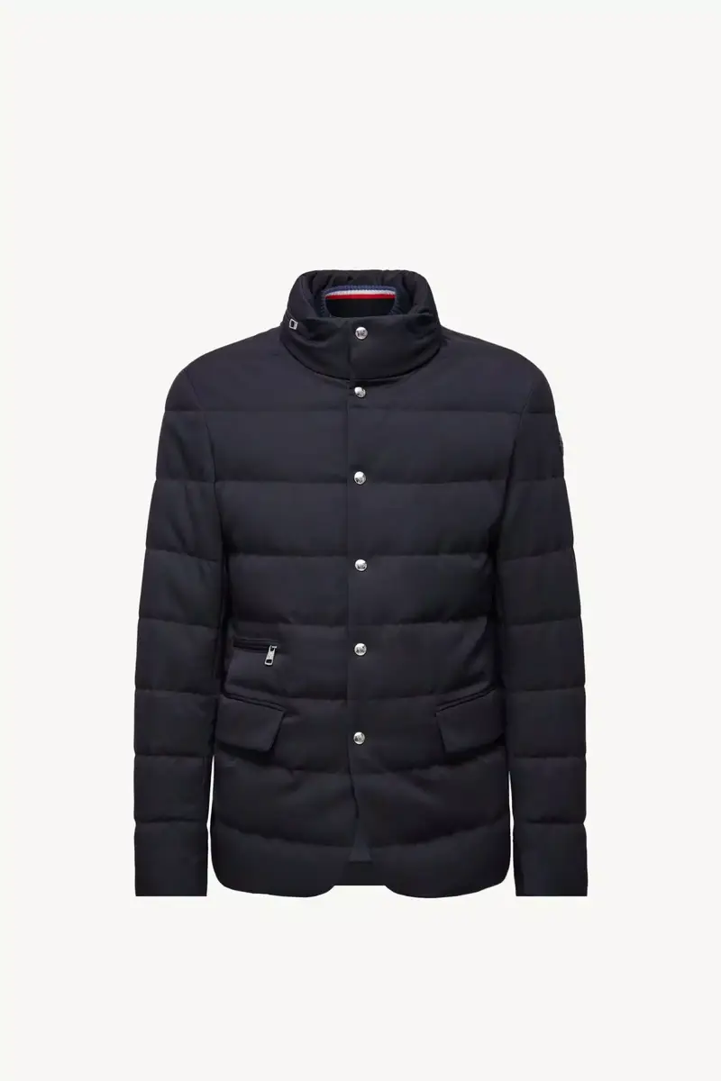 Moncler Bess Hooded Wool Short Down Jacket | Thumbnail 2 Moncler Bess Hooded Wool Short Down Jacket | Thumbnail 2