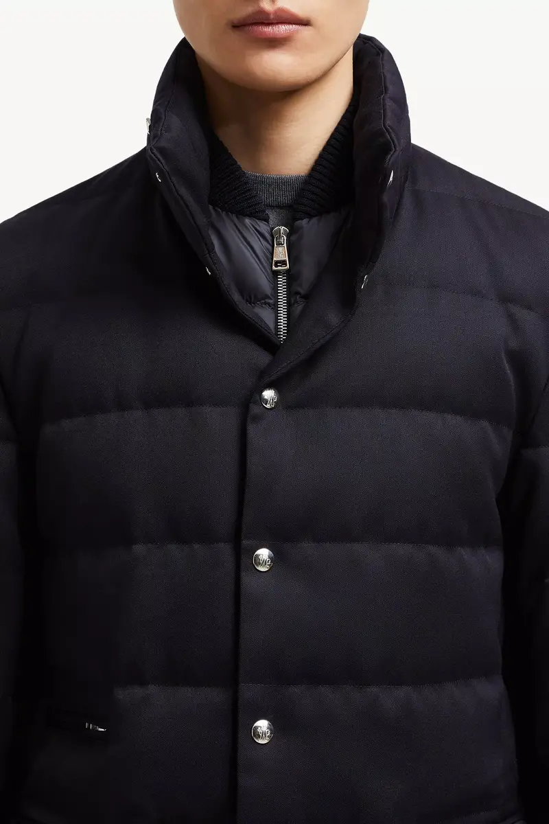 Moncler Bess Hooded Wool Short Down Jacket | Thumbnail 9 Moncler Bess Hooded Wool Short Down Jacket | Thumbnail 9