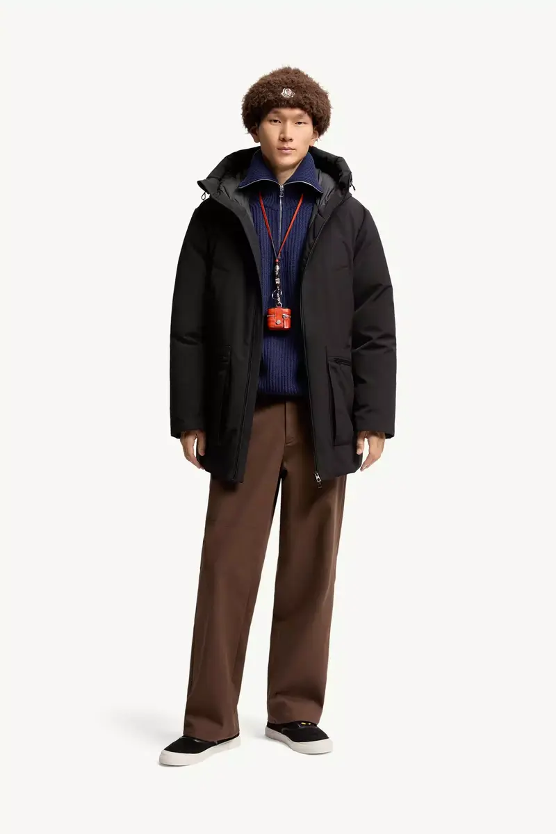 Moncler Aurino Hooded Mid-length Parka | Thumbnail 3