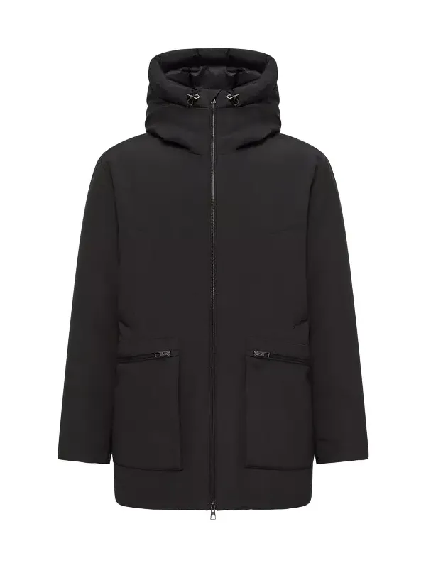 Moncler Aurino Hooded Mid-length Parka