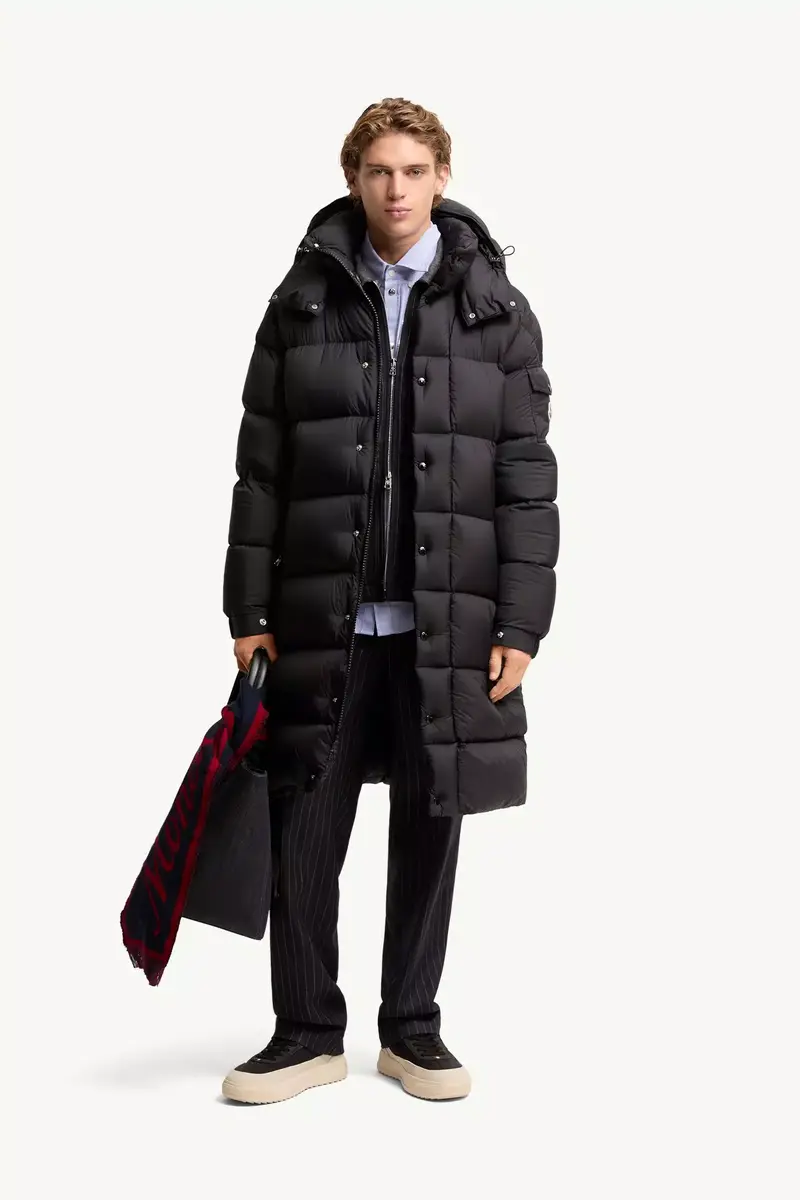 Moncler Hanoverian Hooded Long Down Jacket | Thumbnail 3 Moncler Hanoverian Hooded Long Down Jacket | Thumbnail 3