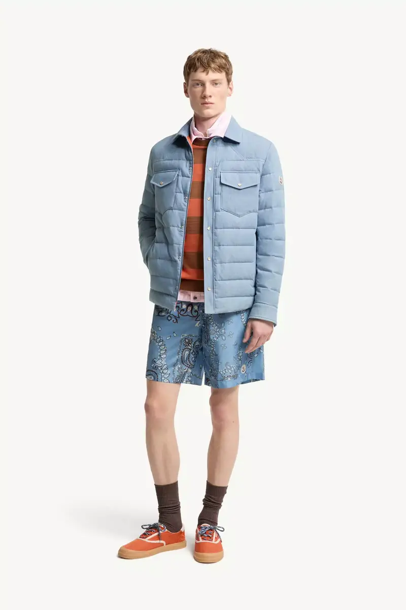 Moncler Tiriol Denim Down Shirt Jacket | Thumbnail 3 Moncler Tiriol Denim Down Shirt Jacket | Thumbnail 3