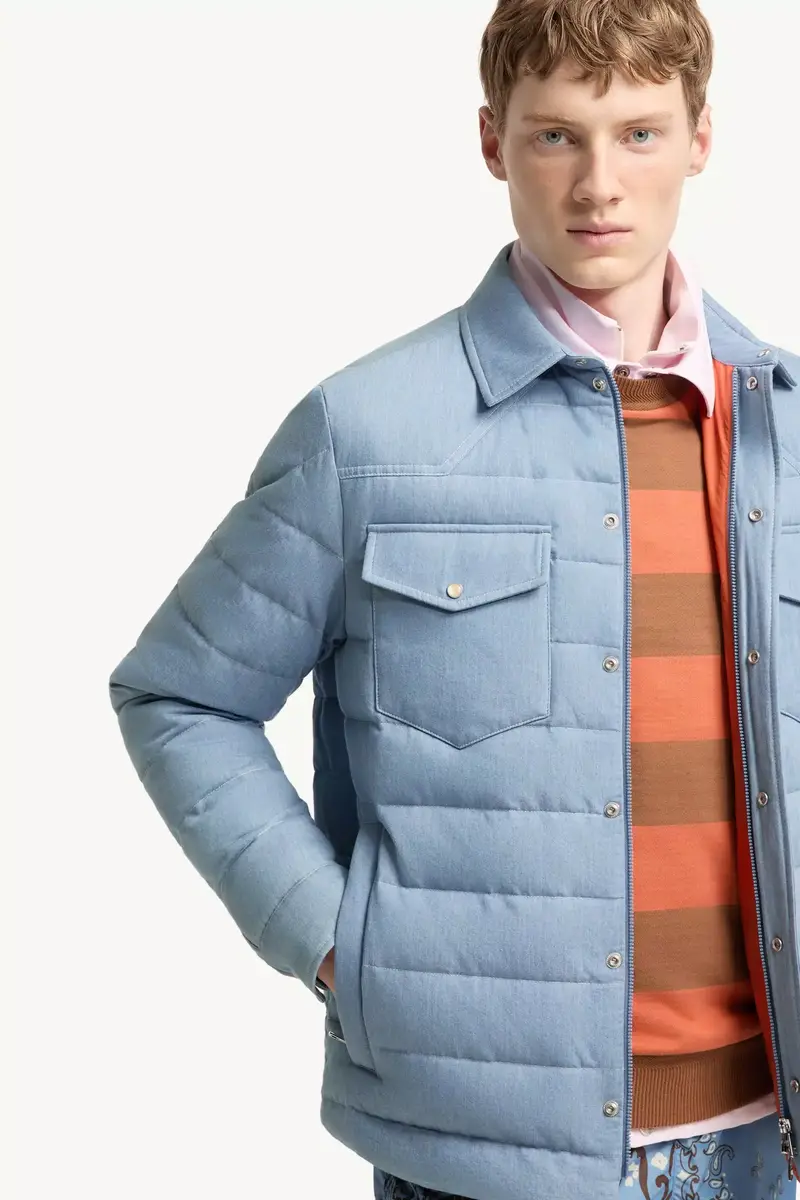 Moncler Tiriol Denim Down Shirt Jacket | Thumbnail 7 Moncler Tiriol Denim Down Shirt Jacket | Thumbnail 7