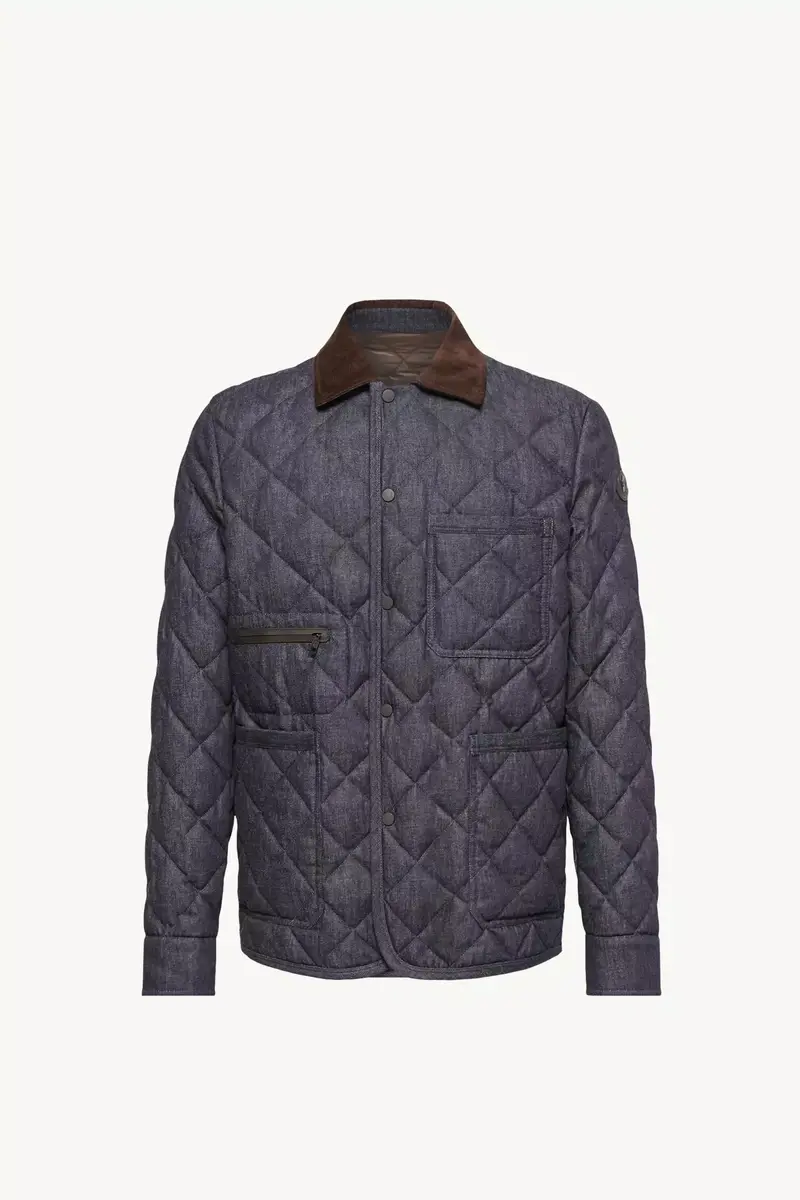 Moncler Kryen Diamond Quilted Denim Down Shirt Jacket | Thumbnail 2 Moncler Kryen Diamond Quilted Denim Down Shirt Jacket | Thumbnail 2