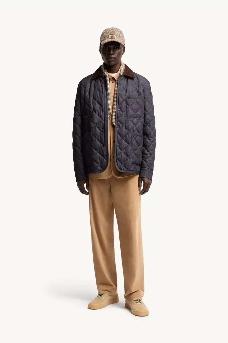 Moncler Kryen Diamond Quilted Denim Down Shirt Jacket | Thumbnail 3 Moncler Kryen Diamond Quilted Denim Down Shirt Jacket | Thumbnail 3