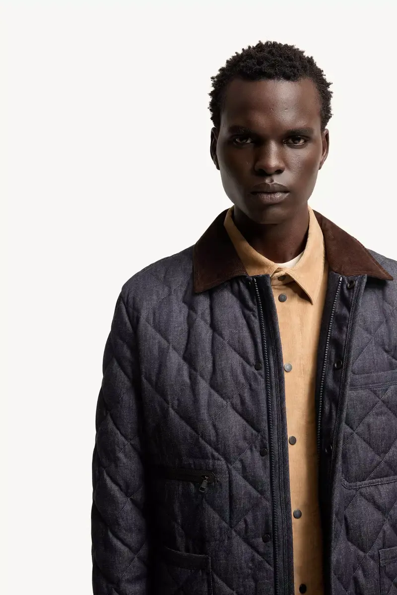 Moncler Kryen Diamond Quilted Denim Down Shirt Jacket | Thumbnail 7 Moncler Kryen Diamond Quilted Denim Down Shirt Jacket | Thumbnail 7