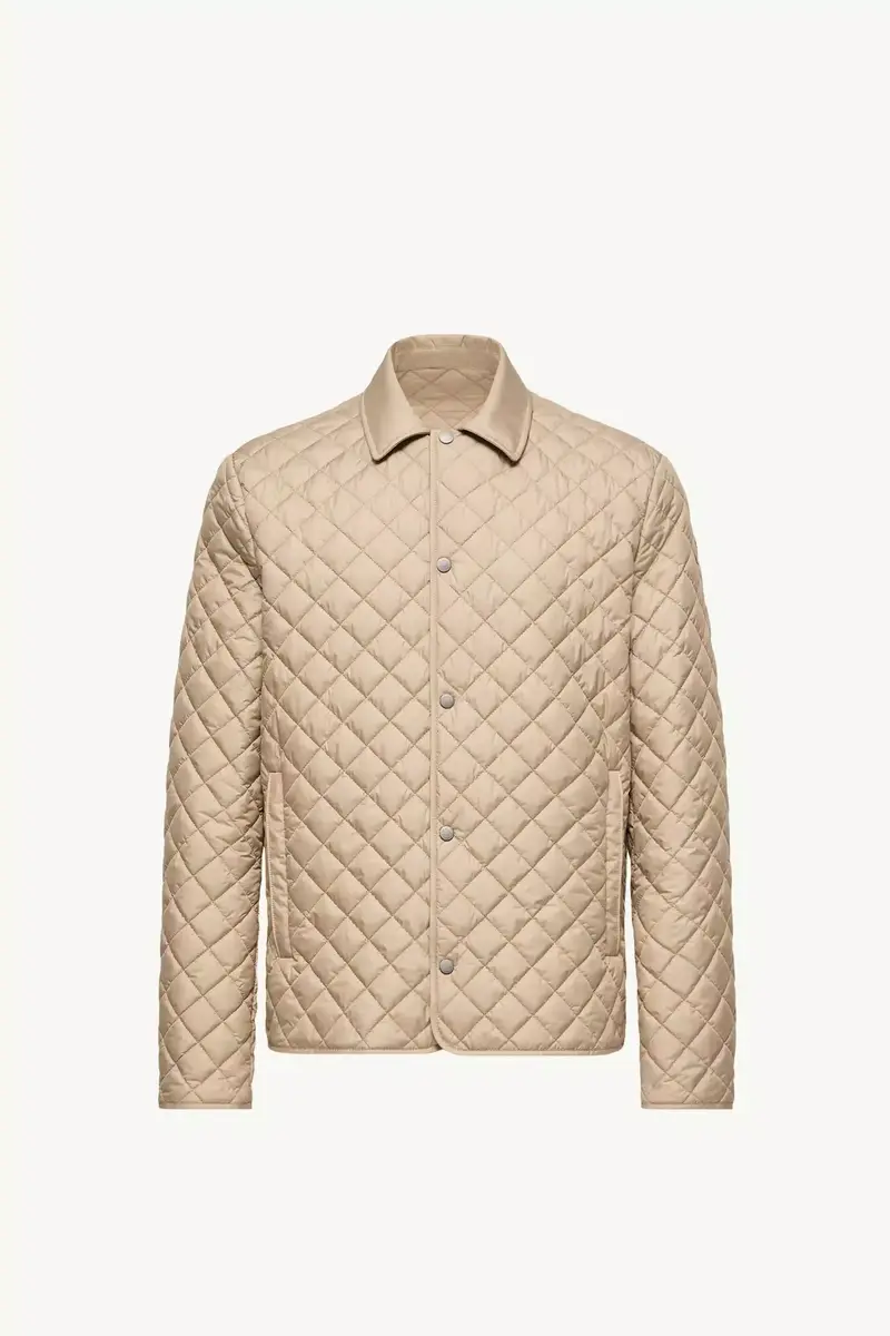 Moncler Avrelie Diamond Quilted Padded Shirt Jacket | Thumbnail 2