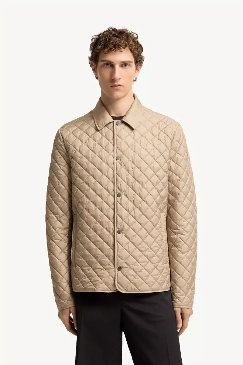 Moncler Avrelie Diamond Quilted Padded Shirt Jacket | Thumbnail 5