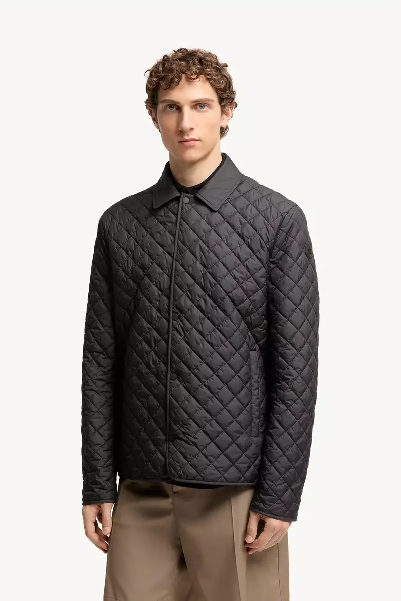 Moncler Avrelie Diamond Quilted Padded Shirt Jacket | Thumbnail 5 Moncler Avrelie Diamond Quilted Padded Shirt Jacket | Thumbnail 5