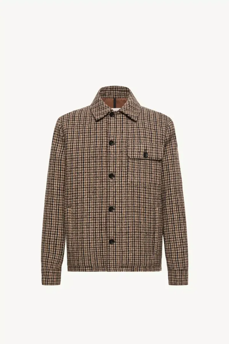 Moncler Norfol Wool Blend Down Shirt Jacket | Thumbnail 2 Moncler Norfol Wool Blend Down Shirt Jacket | Thumbnail 2
