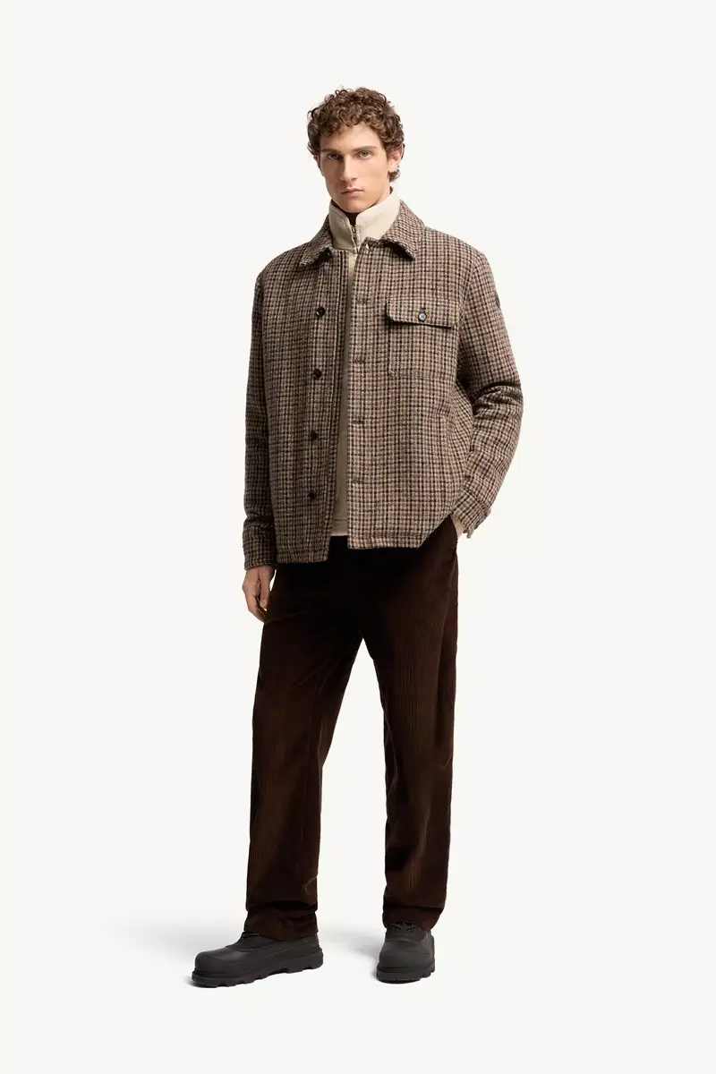 Moncler Norfol Wool Blend Down Shirt Jacket | Thumbnail 3 Moncler Norfol Wool Blend Down Shirt Jacket | Thumbnail 3