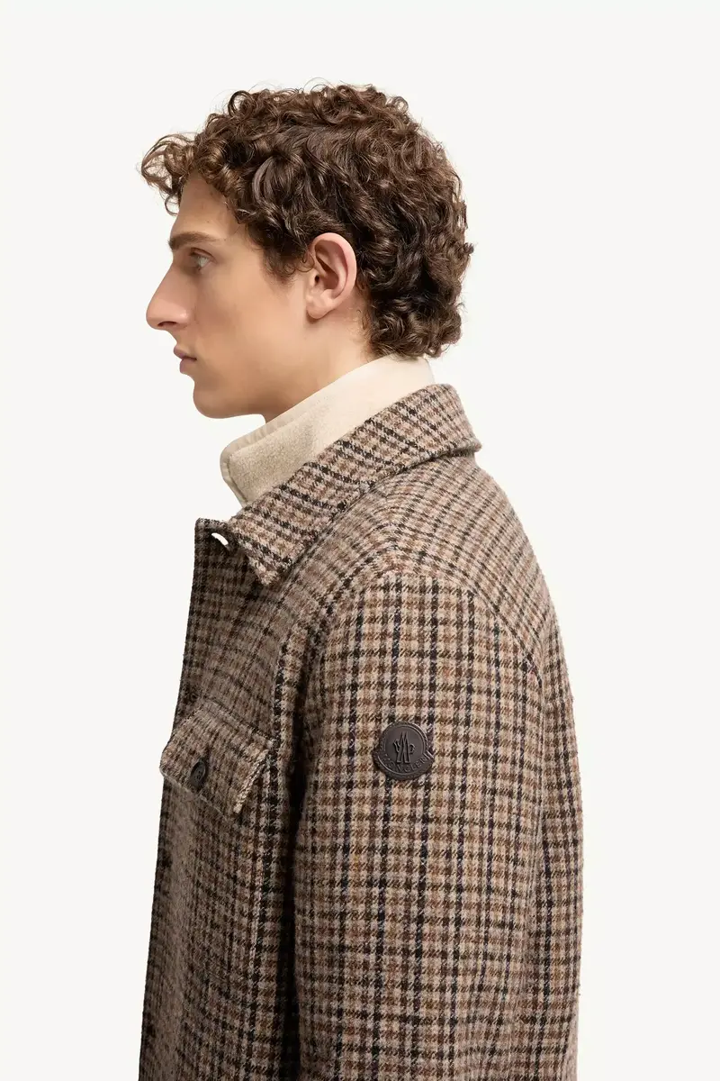Moncler Norfol Wool Blend Down Shirt Jacket | Thumbnail 4 Moncler Norfol Wool Blend Down Shirt Jacket | Thumbnail 4
