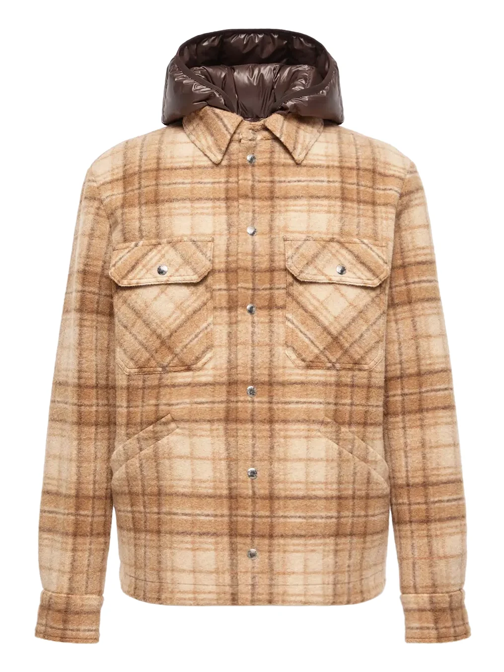 Nyvalin 3-in-1 Hooded Flannel Down Jacket Nyvalin 3-in-1 Hooded Flannel Down Jacket