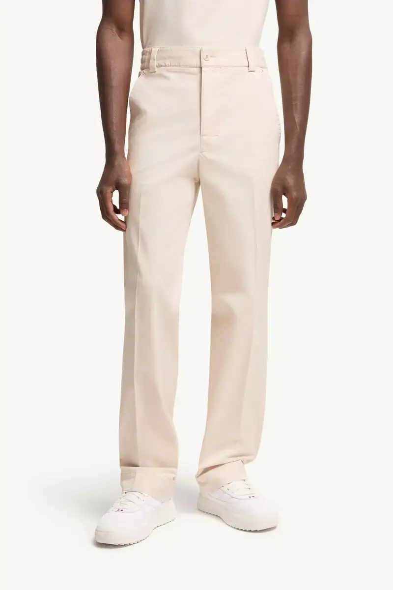 Moncler Tailored Cotton Pants | Thumbnail 4 Moncler Tailored Cotton Pants | Thumbnail 4