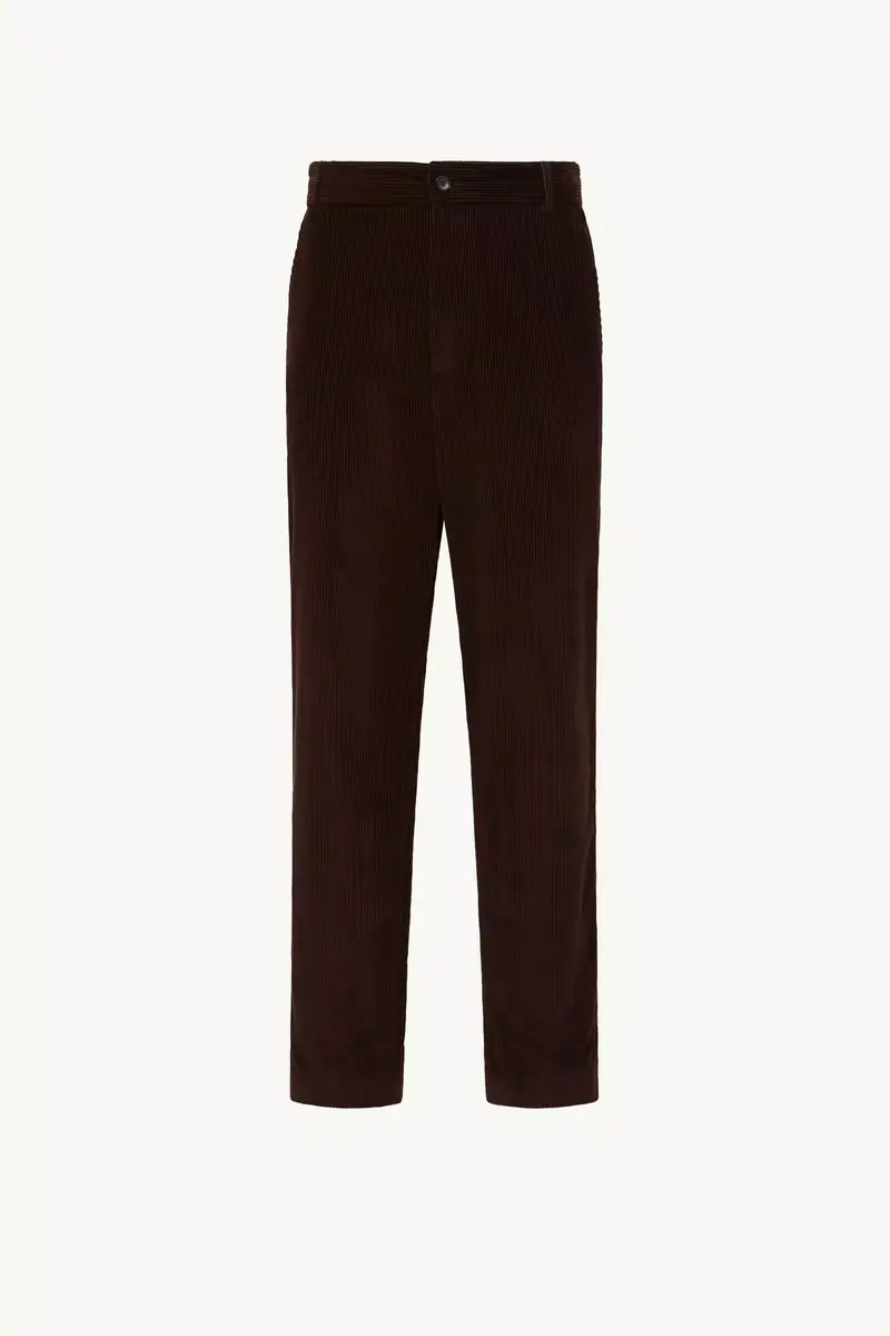 Moncler Leather Logo Corduroy Pants | Thumbnail 2 Moncler Leather Logo Corduroy Pants | Thumbnail 2