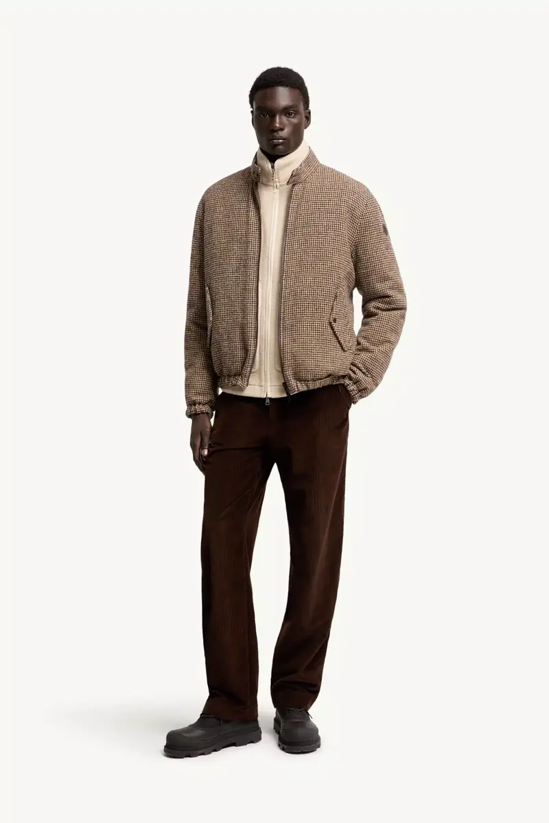 Moncler Leather Logo Corduroy Pants | Thumbnail 3 Moncler Leather Logo Corduroy Pants | Thumbnail 3