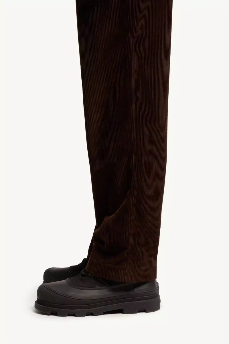 Moncler Leather Logo Corduroy Pants | Thumbnail 4 Moncler Leather Logo Corduroy Pants | Thumbnail 4